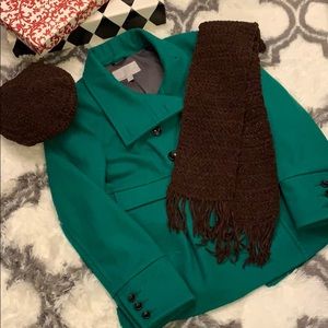 Stunning handmade velvet scarf 🧣 hat set 🎁